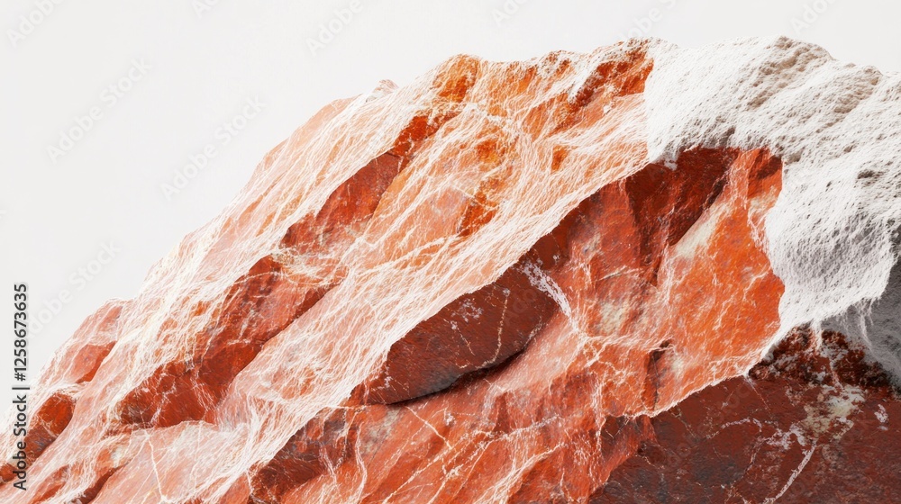 Poster Abstract Red Rock Formation: A Textured Masterpiece