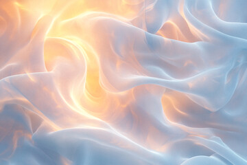 Fototapeta premium A dreamy abstract scene featuring soft, diffused light and fluid, ethereal textures that blend seamlessly in HD.