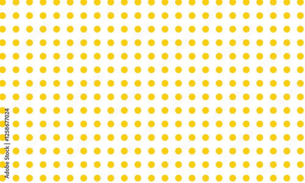Poster abstract yellow dot pattern can be used background.