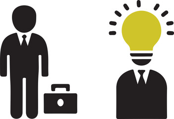 isolated business meeting icon Vector, business meet idea icon Silhouette,business teamwork icon   set, black business teamwork symbol for logo,color business teamwork icon  briefcase