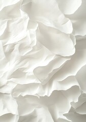 Obraz premium White fabric texture, draped folds, soft light, studio, design