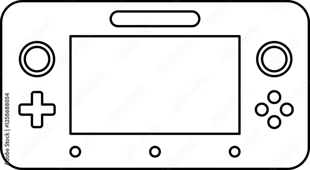 Poster games icon vector. gamepad new concept. black and white game controller symbol trendy flat and simpl
