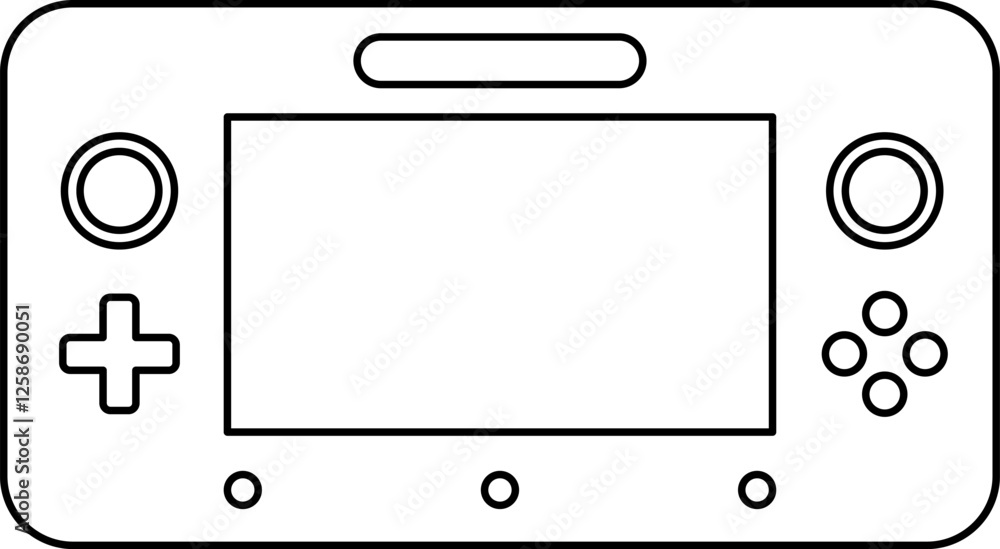 Poster games icon vector. gamepad new concept. black and white game controller symbol trendy flat and simpl