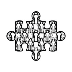 Illustrate a vibrant, interlocking puzzle piece pattern; each piece showcases a unique texture and color, forming a cohesive whole.  Focus on intricate detail and visual appeal.