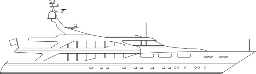 Yatch is an expensive means of water transportation and is owned by people who have a lot of money