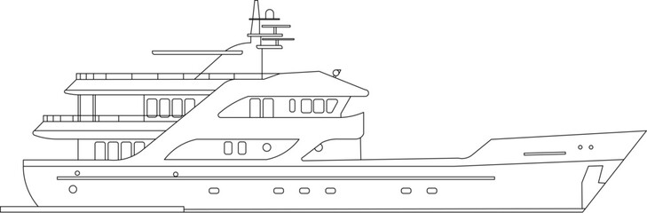 Yatch is an expensive means of water transportation and is owned by people who have a lot of money