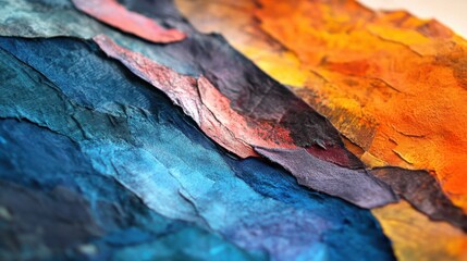 Fototapeta premium Layered perspectives in mountains highlight depth and scale.