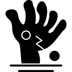 Scary Hand Icon