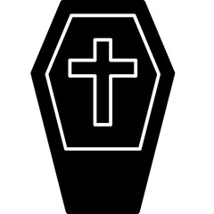 Obraz premium Coffin Icon