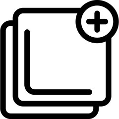 Fototapeta premium Add New Icon