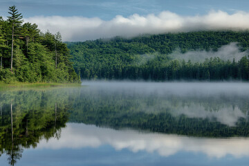Obraz premium morning on the lake