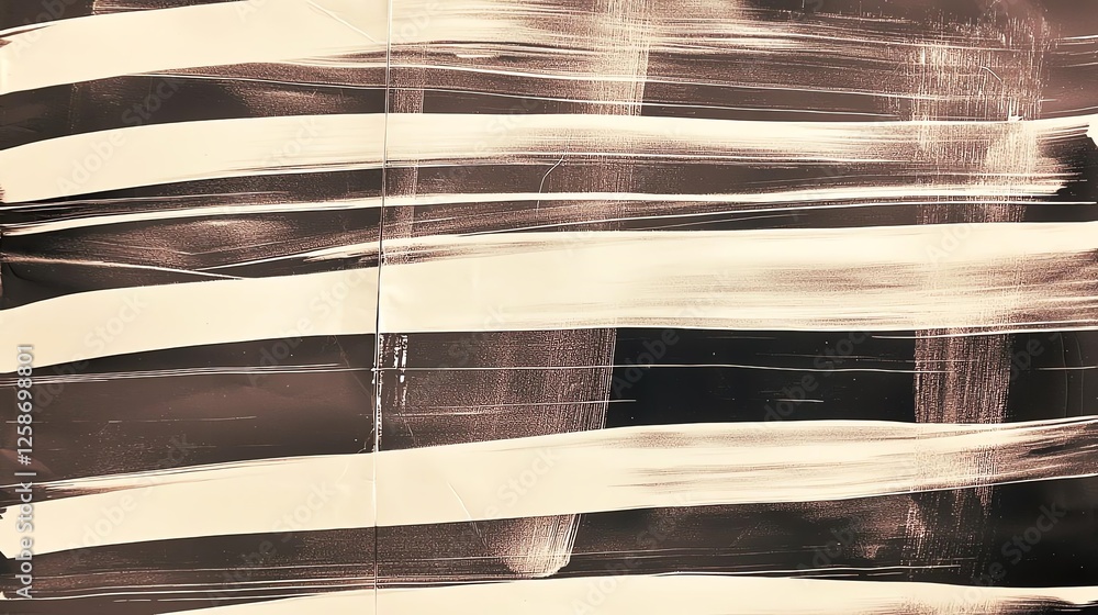 Aufkleber abstract brush strokes create a striking visual with contrasting light and dark tones.