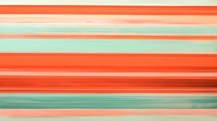 Fototapeta premium Colorful abstract stripes in vibrant hues of orange, teal, and cream for creative designs.