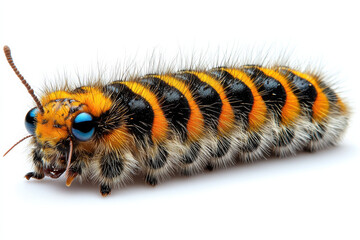 Close-Up of a Colorful Caterpillar Bug