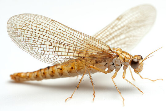 Close-Up of a Mayfly Insect