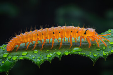 Fototapeta premium Detailed Macro Shot of a Centipede