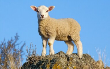 Obraz premium sheep and lambs