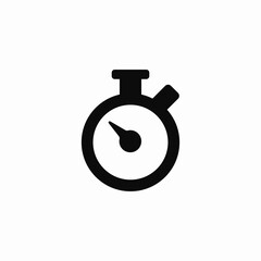 alarm timer icon sign vector