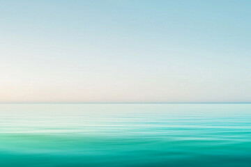 Fototapeta premium A serene abstract gradient with cool blues merging into gentle greens, exuding tranquility and modern style in HD clarity.