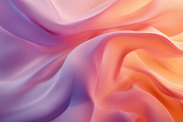 Obraz premium A serene abstract gradient with a delicate merge of warm and cool tones and subtle flowing curves, rendered in lifelike HD detail.