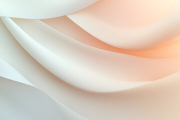 Fototapeta premium A serene abstract gradient merging gentle rose and ivory hues with soft, flowing curves, rendered in high-definition clarity.