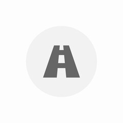 traffic road icon sign vector