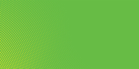 Dots halftone green color pattern gradient texture with technology digital background. Dots pop art comics