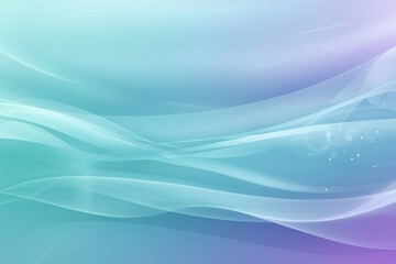 Obraz premium Soft Gradient Waves in Tranquil Blue and Purple Hues for Background