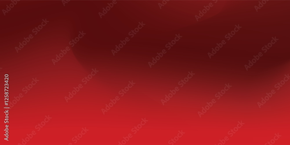 Poster abstract red gradient background, light and shadow on the backdrop with dimensions, hot tone wall wi