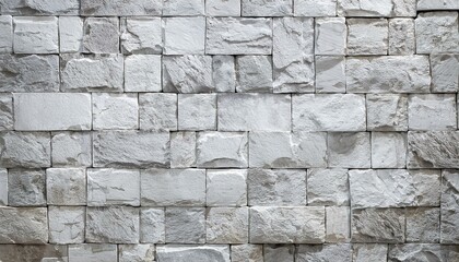 Fototapeta premium Grey limestone texture background in white light polished empty wall paper. Generated image