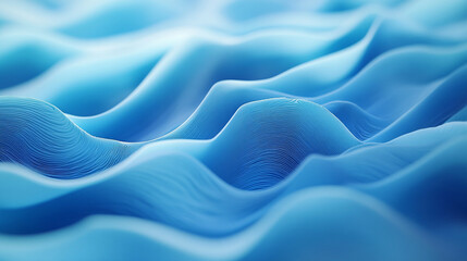Obraz premium abstract blue wave background The image is a blue wave with a white background