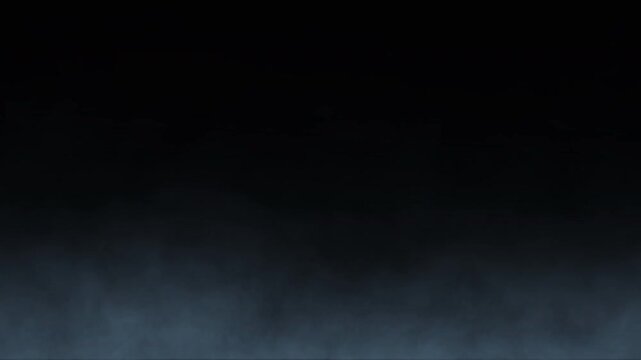 Cold chilly freezing fog sinking to the surface [4K]