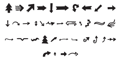 icon, vector, illustration, black, graphic, doodle, drawing, shapes, set, designs, hand-drawn, direction, arrow symbol, black arrow designs, black arrow set, directional, directional symbols, hand-dra