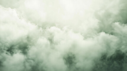 Obraz premium Background, green clouds, green fog.