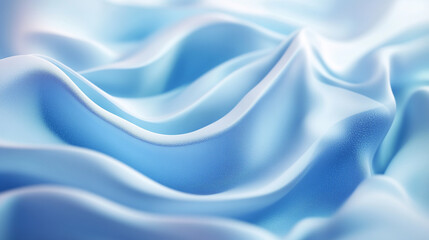 Fototapeta premium blue wave pattern background banner The image is a blue wave with a white background