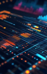 Obraz premium Cutting-edge marketing research trends showing consumer insights and market shifts in data visualizations