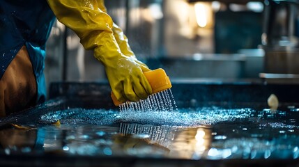 Preventative cleaning and sanitation techniques, food safety awareness in food production facilities