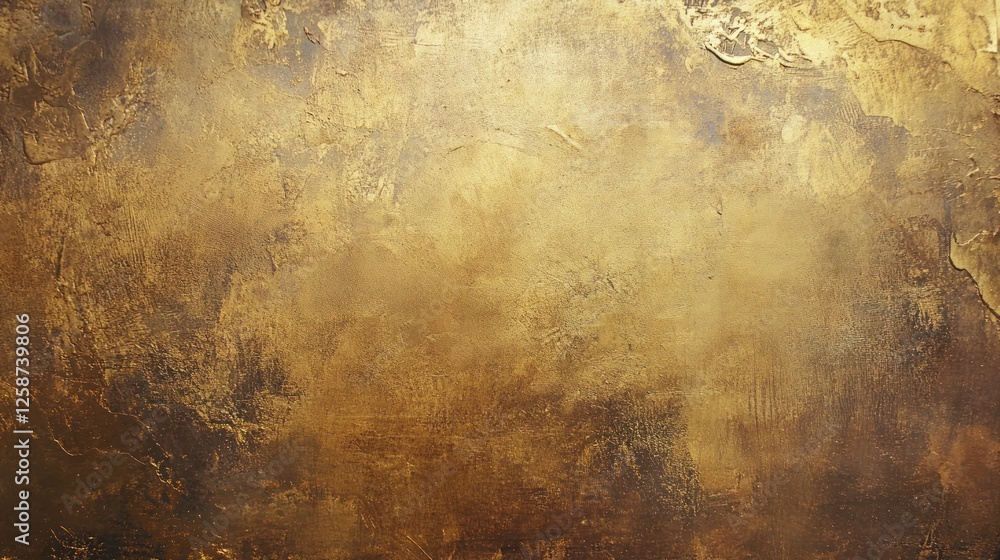 Poster abstract textured background with golden hues for artistic applications