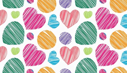 Kid shape color seamless pattern background. Crayon scribble fun children color hand drawn pencil brush shape seamless background. Abstract pattern crayon children pattern design. perfect any project.