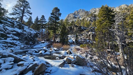 river in the mountains