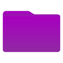 3d purple folder vector
Vector 3D folder desktop 
Folder icon