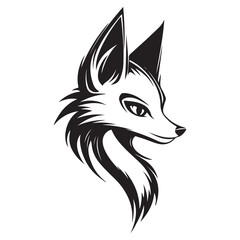 Geometric Fox Logo – Trendy Branding Illustration