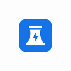 energy factory sector icon sign vector