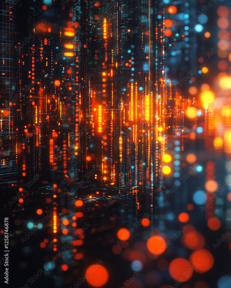 Poster Exploring quantum error detection dynamics with abstract visuals