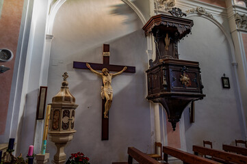 Pesche, Molise. Church of San Michele Arcangelo