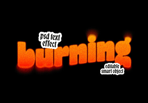Burning Fire Text Effect