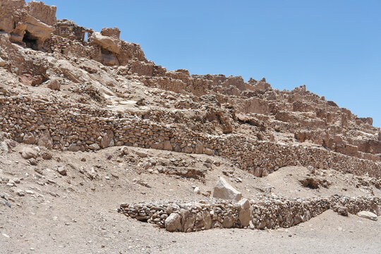 Pukar&aacute; de Lasana, (Quechua pukara fortress) pre-Columbian fortress northeast of the city of Calama Antofagasta Region in Chile
