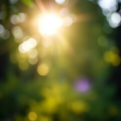 Obraz premium Abstract blurred background from nature with soft light Bokeh light lights background bokeh abstract light bright effect shiny