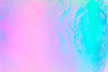 Iridescent holographic rainbow pastel background
