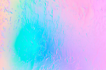 Iridescent holographic rainbow pastel background
